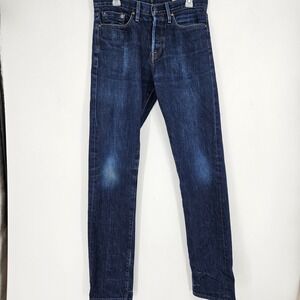 Bluer Denim Jeans Mens 31R Selvedge 1968 Raw Classic Straight Leg USA Blue